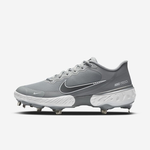 Crampon Baseball Nike Alpha Huarache Elite 3 Low Grise 7592-034 Light Solar Flare Heather/Particle Grey/White/Iron Grey Femme | YIS-50757649